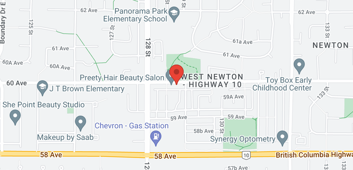 map of 12874 60 AVENUE